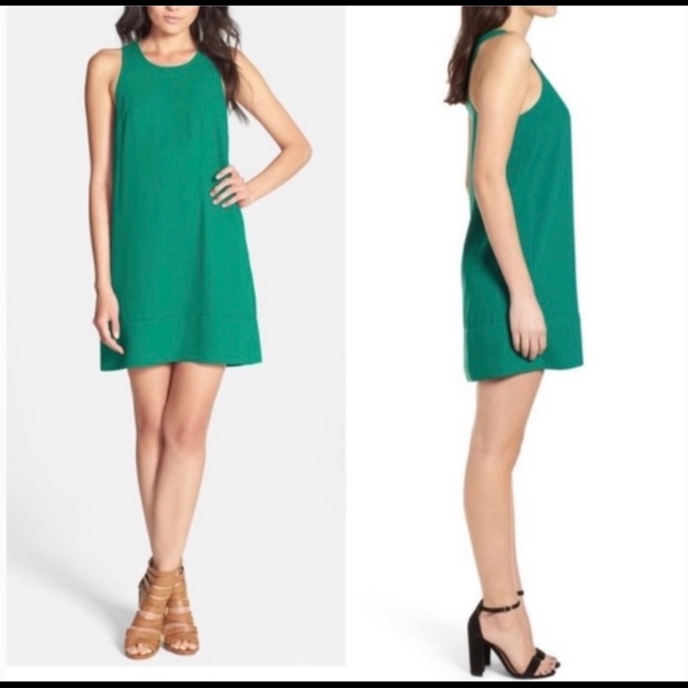 Kelly Green Racerback Dress Mini